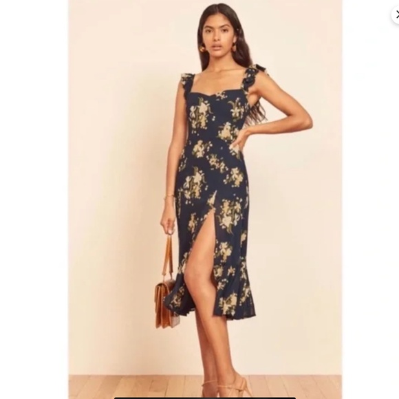 Reformation Bondi Yolanda Floral Midi Dress - Picture 2 of 5